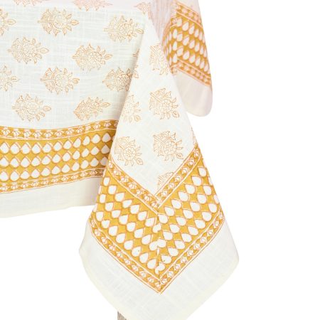 Capitol's Gold Block Printed Table Cover - Image 2