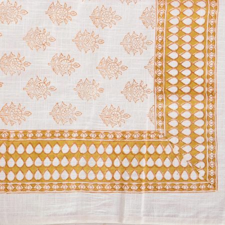 Capitol's Gold Block Printed Table Cover - Image 4
