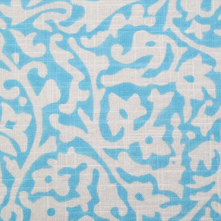 Blue Lamium maculatum Block Printed Table Cover - Image 3