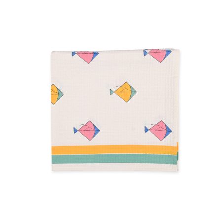 Kite Block Printed Bath Towel - Image 5
