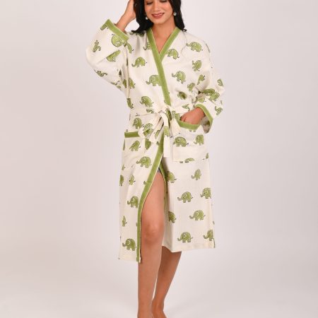 Dumbo the Elephant Block Printed Bathrobe - Image 3