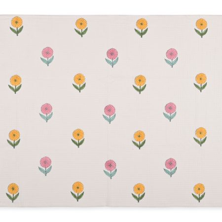 Keepsake Rose Block Printed Bath Towel - Image 2