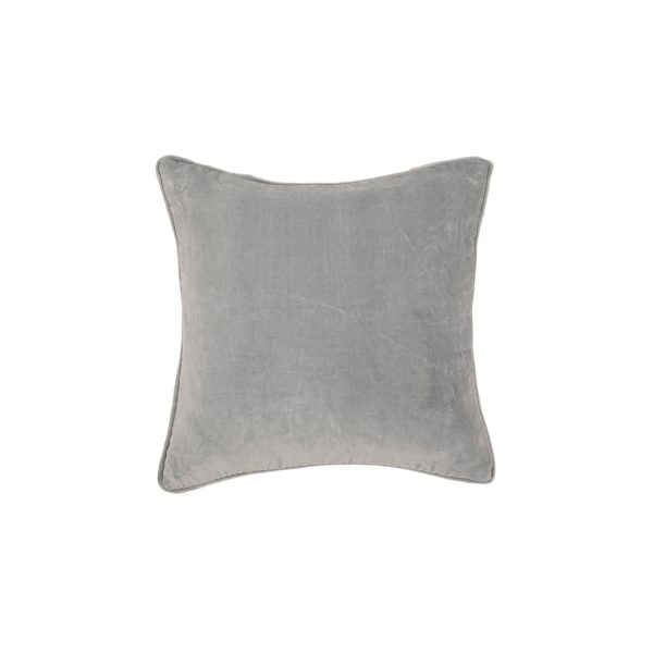 Grey Velvet Cushion Cover