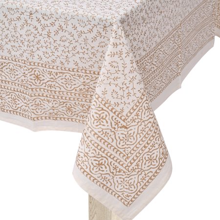 Elmwood Block Printed Table Cover - Image 3