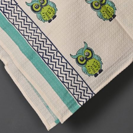 Amara Block Printed Kids Bath Towels - Image 2