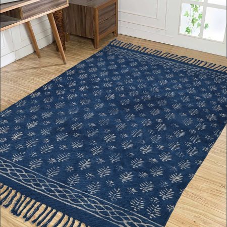 Blithe Hand Block Printed Dhurries