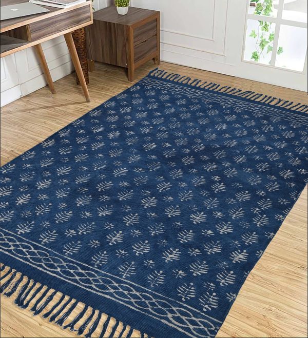 Blithe Hand Block Printed Dhurries