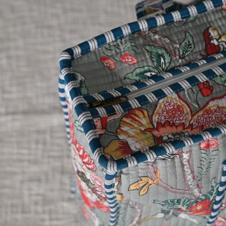 Gray Dots Handmade cotton bags - Image 2