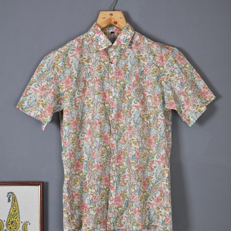 Frozen Dew cotton Handcrafted shirt
