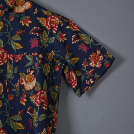 Bellini Blue cotton Handcrafted shirt - Image 2
