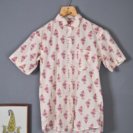 Muted Clay cotton Handcrafted shirt