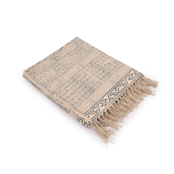 Zygomorphic Hand Block Printed Dhurries - Image 3